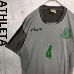 1249 ATHLETA アレスタ　半袖Tシャツ Ｍ　グレー　渋渋