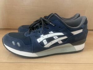 送料無料 28.5cm US11 ASICS gel lyte 3 navy ネイビー