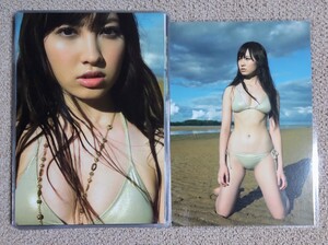 ラミネート加工 切り抜き 小嶋陽菜 写真集 「こじはる」より AKB48