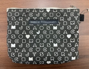 ☆在庫処分☆【MARC BY MARC JACOBS ポーチ】黒 マークジェイコブス ロゴ レディース キュート ファッション ブランド 雑貨 ポシェット