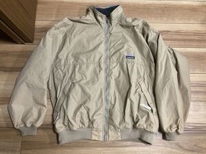 patagonia パタゴニア p6 シェルドシンチラジャケット　ナイロンジャケット　カーキ　ポルトガル製　２００４年製　Ｌサイズ