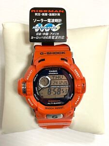 CASIO G-SHOCK カシオ Gショック RISEMAN GW-9200RJオレンジ 電波時計