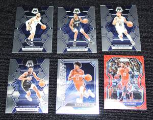 Panini Mosaic Prizm 6 カード セット NBA ルーキーカード New Orleans Pelicans