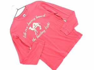 HOLLYWOOD RANCH MARKET ハリウッドランチマーケット プリント Tシャツ sizeXS/赤 ■◇ ☆ edb5 メンズ