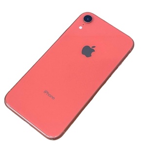 ジャンク iPhoneXR 64GB コーラル MT0A2J/A au ○判定 白ロム