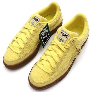 F05249 新品 PUMA/SUEDE SPONGEBOB スニーカー 【サイズ：28cm】イエロー 391008-01 スポンジボブ スエード プーマ 