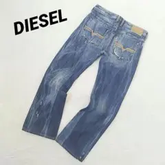 DIESELメンズストレートデニム ライトブルー w29 Mサイズ美品