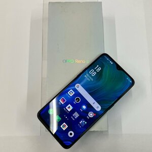 【送料無料/中古】国内版SIMフリー OPPO Reno A CPH1983 ブルー RAM:6GB ROM:64GB 【四丁目店】