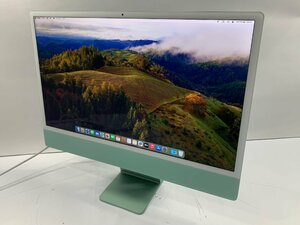 1円スタート！！Apple iMac A2438 (24-inch, M1,2021) グリーン [Dmc]