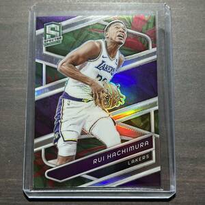 八村塁 Rui Hachimura - Los Angeles Lakers Menagerie Parallel Prizm 2023-24 Panini Spectra Basketball NBA