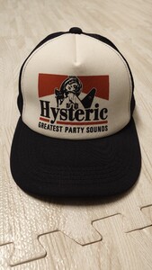 ヒステリックグラマー HYSTERIC GLAMOUR キャップ 帽子 メッシュキャップ　黒　ブラック　送料無料　2