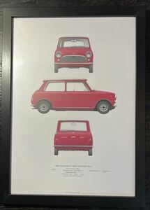 ★ 1968 INNOCENTI MINI COOPER Mk-1 イラスト ★