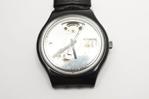 スウォッチ ラウンド 裏スケ 自動巻き メンズ 腕時計 swatch