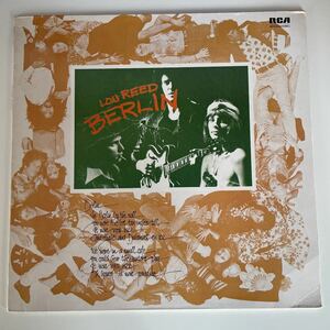 ① Lou Reed ルー・リード　/ BERLIN ベルリン