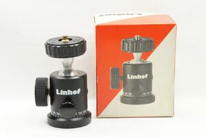 【適格請求書発行】美品 Linhof リンホフ ユニバーサルボールヘッド 雲台 元箱付【アルプスカメラ】241209ad