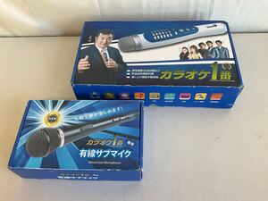 T88) 夢グループ　 カラオケ一番　 300曲内蔵　 カラオケ機器　 家庭用カラオケ　有線サブマイク付　YK-300８　YK-1005 