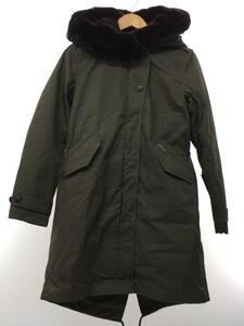 Woolrich◆モッズコート/S/コットン/KHK/無地