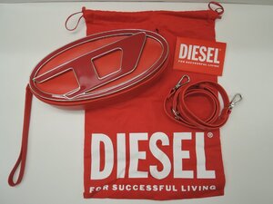 ディーゼル DIESEL ショルダーバッグ X08754 斜め掛け ミニポシェット レッド ランクSA BRB・バッグ・財布