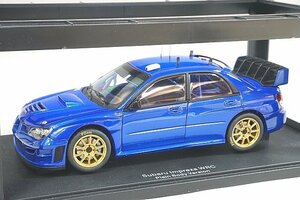 AUTOart オートアート 1/18 Subaru スバル インプレッサ WRC 2006 プレーンボディ ブルー 80691