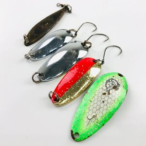 【スプーンセット/h26】スプーン 3.0g/5.5g/7.0g/8.5g 5個セット│ 渓流釣り トラウト スプーン 管釣り エリアトラウト