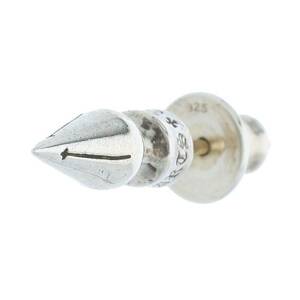 クロムハーツ Chrome Hearts STUD SPIKE/スパイクスタッド シルバーピアス 中古 OS06