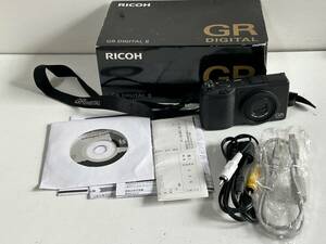 ⑤944◆RICOH リコー◆コンパクトデジタルカメラ GR DIGITAL Ⅱ ハイエンドモデル 外箱付 デジカメ