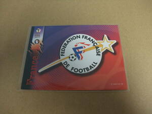 FIFA 2002 68 エンブレム フランス カード サッカー PANINI 