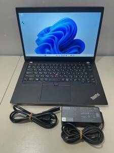 中古①lenovo ThinkPad X13 Gen 1 /20UGS24L0G/Ryzen5PRO-4650U 2.10GHz / 16GB / SSD:256GB / 13.3インチ /管理番号0000066139