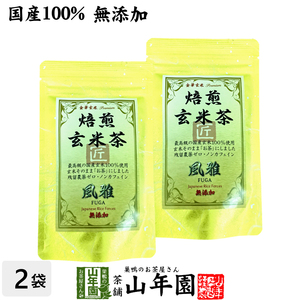 お茶 日本茶 玄米茶 焙煎玄米茶 風雅 ティーパック 7g×10パック×2袋セット 送料無料