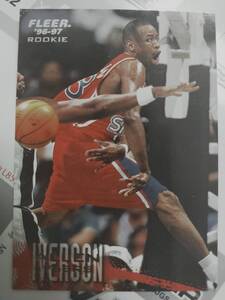 】Fleer 1996-97】№235 Allen Iverson●Rookie card RC!