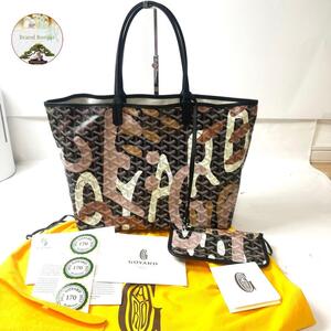 未使用　Goyard サンルイPM　170周年記念　レターズカモフラージュ