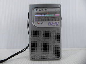 ★☆SONY ワイドFM対応 FM/AMコンパクトラジオ ICF-P20 動作品 オマケ新品電池付き☆★