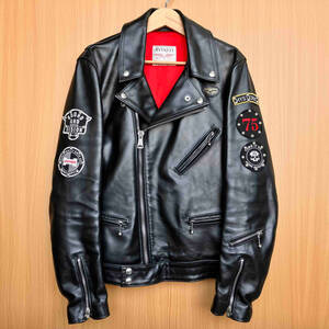 LEWIS LEATHERS HYSTERIC GLAMOUR CYCLON ルイスレザー ヒステリックグラマー サイクロン ダブル ライダース 02201LB02 サイズL