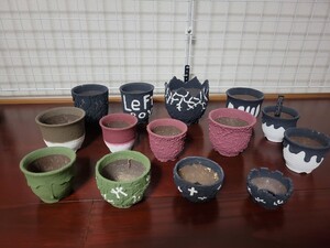 left botanical 鉢 まとめて14点 植木鉢