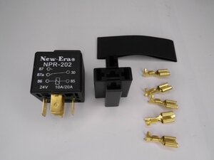 ミニリレー　NPR202S チェンジオーバーリレー　5極　 24V/10Ａ・20Ａ