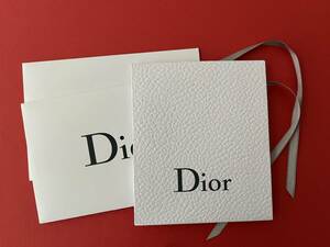 ＊Dior ディオール ビューティ メッセージカードホルダー ギフトバッグ ラッピング 百貨店 匿名発送