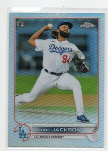 2022 Topps Chrome [ANDRE JACKSON/アンドレジャクソン] Refractor Rookie Card (リフラクタールーキーカード) 横浜DeNaベイスターズ