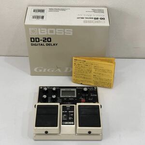 ●ボス DD-20 デジタルディレイ BOSS ギターエフェクター Giga Delay ギガ 元箱付き DIGITAL DELAY S3503