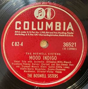 THE BOSWELL SISTERS COLUMBIA Mood Indigo/ There