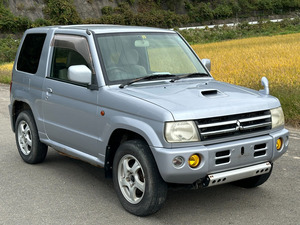 ☆ターボ!! ETC!! 4AT!! 4WD 走行97600km!!格安ですが錆は多め!! パジェロミニ!!