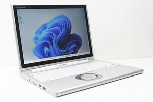 1円スタート ノートパソコン Windows11 2in1PC 第7世代 Core i5 Panasonic レッツノート CF-XZ6 SSD256GB メモリ8GB カメラ タッチパネル