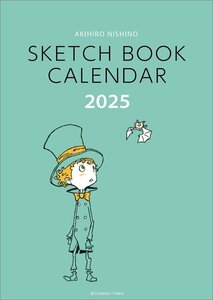 AKIHIRO NISHINO SKETCH BOOK CALENDAR 2025 2025年カレンダー 25CL-0056