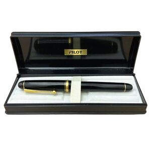 ★【PILOT/パイロット】CUSTOM 74 万年筆 ペン先14K-585 ケース付き 文具 文房具 アンティーク レトロ コレクション★18344