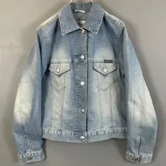 イタリア製 MARELLA JEANS マレーラ デニムジャケット USED加工