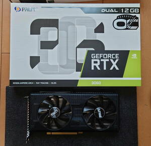 【動作確認】GeForce RTX 3060 12G PALIT DUAL