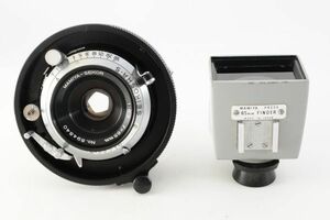 3208R721B マミヤ Mamiya Sekor 65mm f6.3 Lens For Universal Press ファインダー付属 [動作確認済]