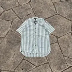 90s Modigliani sport 半袖BDシャツ ストライプシャツ