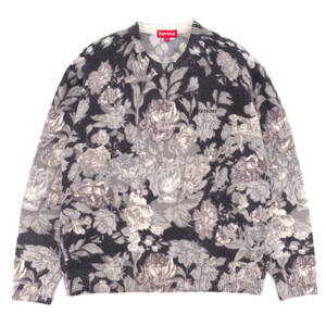 Supreme - Printed Floral Angora Sweater 黒XL シュプリーム - プリンテッド フローラル アンゴラ セーター 2019SS