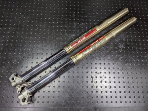 ■ヤマハ YZ250F 純正 フロントフォーク 曲がりなし 48φ CG33C 2012年式 17DB 実働車外し 検索 YZ250FX WR250F [R061024]