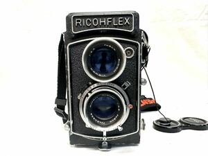 △ RICOHFLEX リコーフレックス 1:3.5 f=8cm 二眼レフカメラ 二眼カメラ カメラ アンティーク 現状品 S234-3